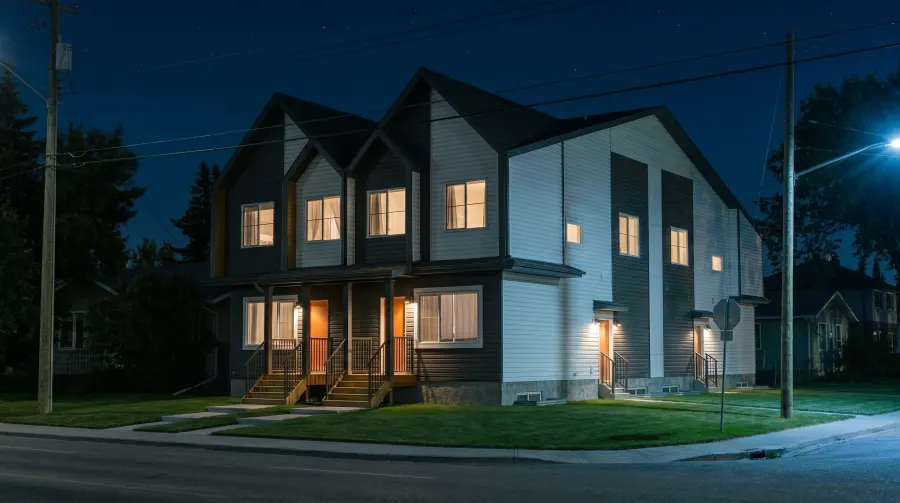 The Wellington — exterior rendering, angle 3 of 5